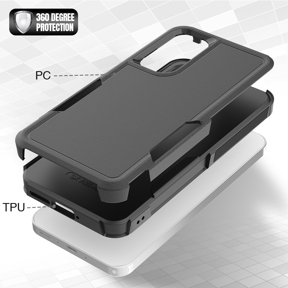 Samsung Galaxy A35 Off-road Hybridcase zwart