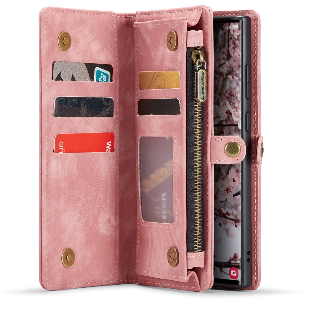 Multi-slot Hoesje Samsung Galaxy S24 Ultra roze