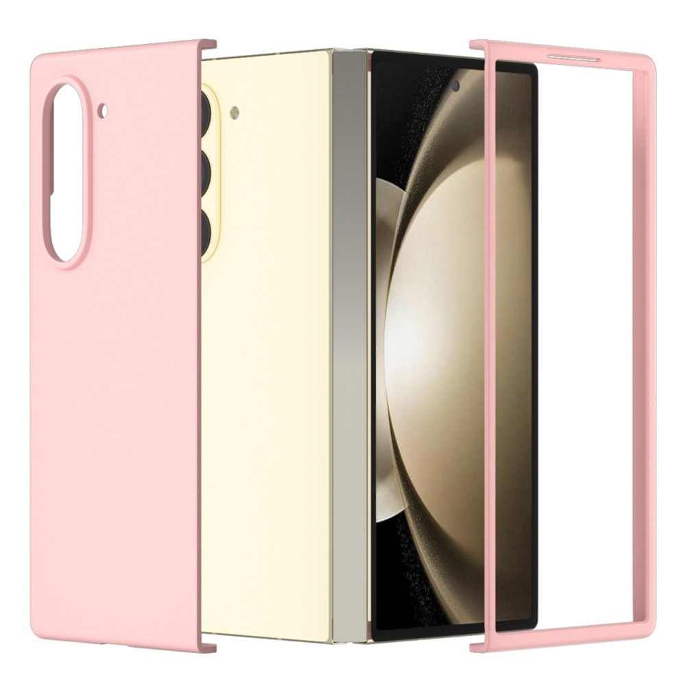 Samsung Galaxy Z Fold 6 Hardcase Gummicoating roze