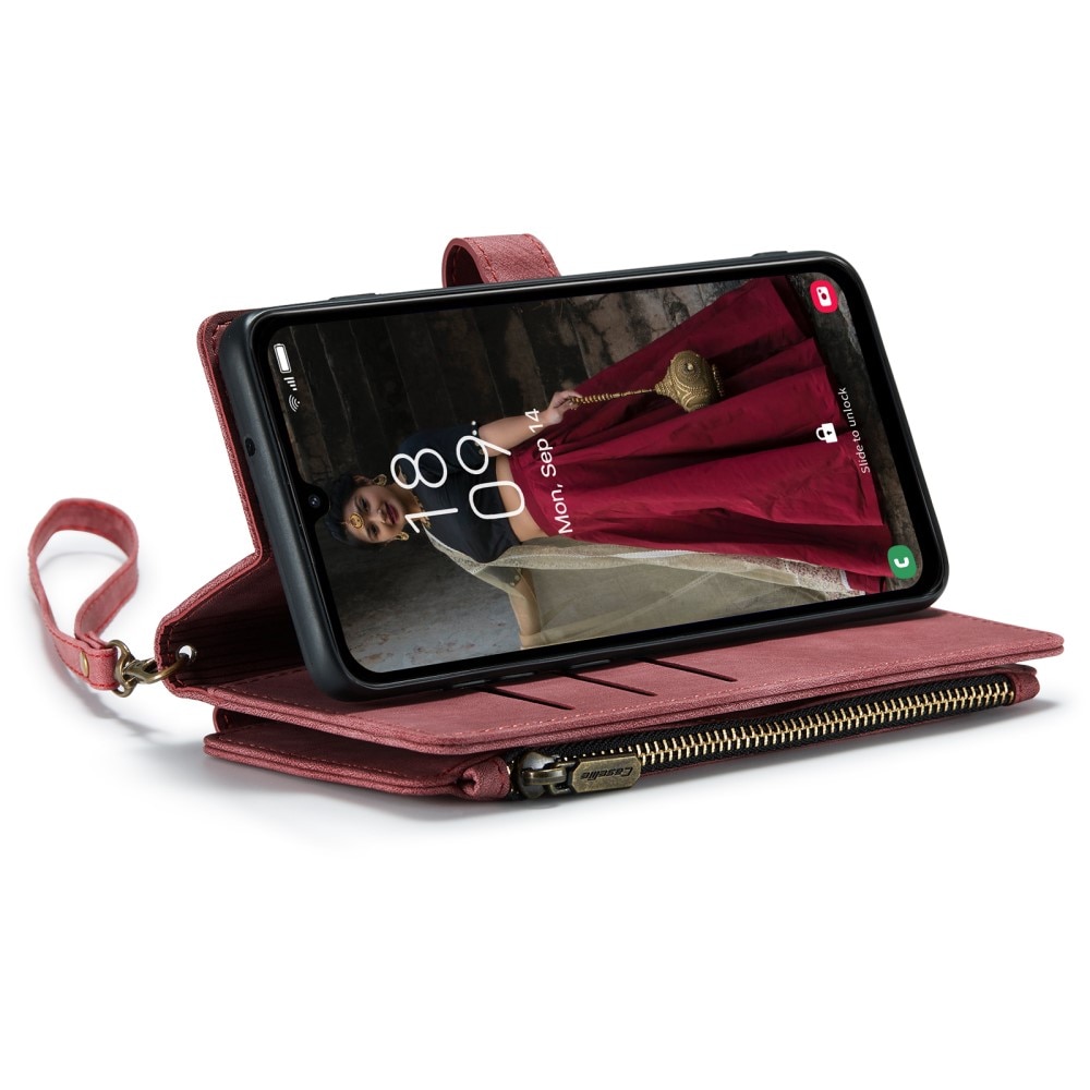 Bookcover hoesje Rits Samsung Galaxy A15 Rood