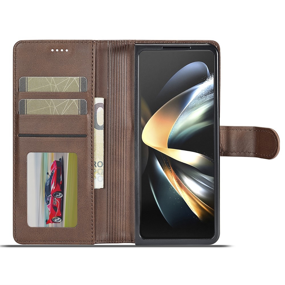 Bookcover hoesje Samsung Galaxy Z Fold 6 bruin