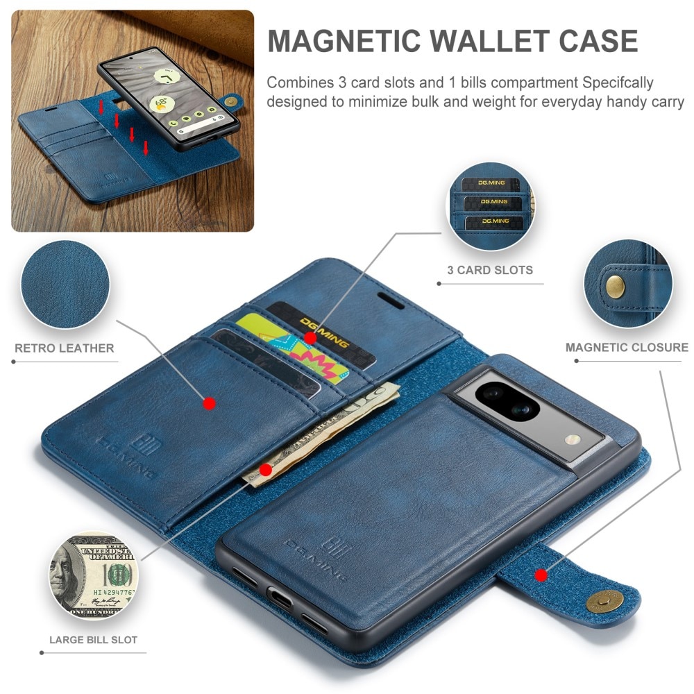 Magnet Wallet Google Pixel 8a Blue