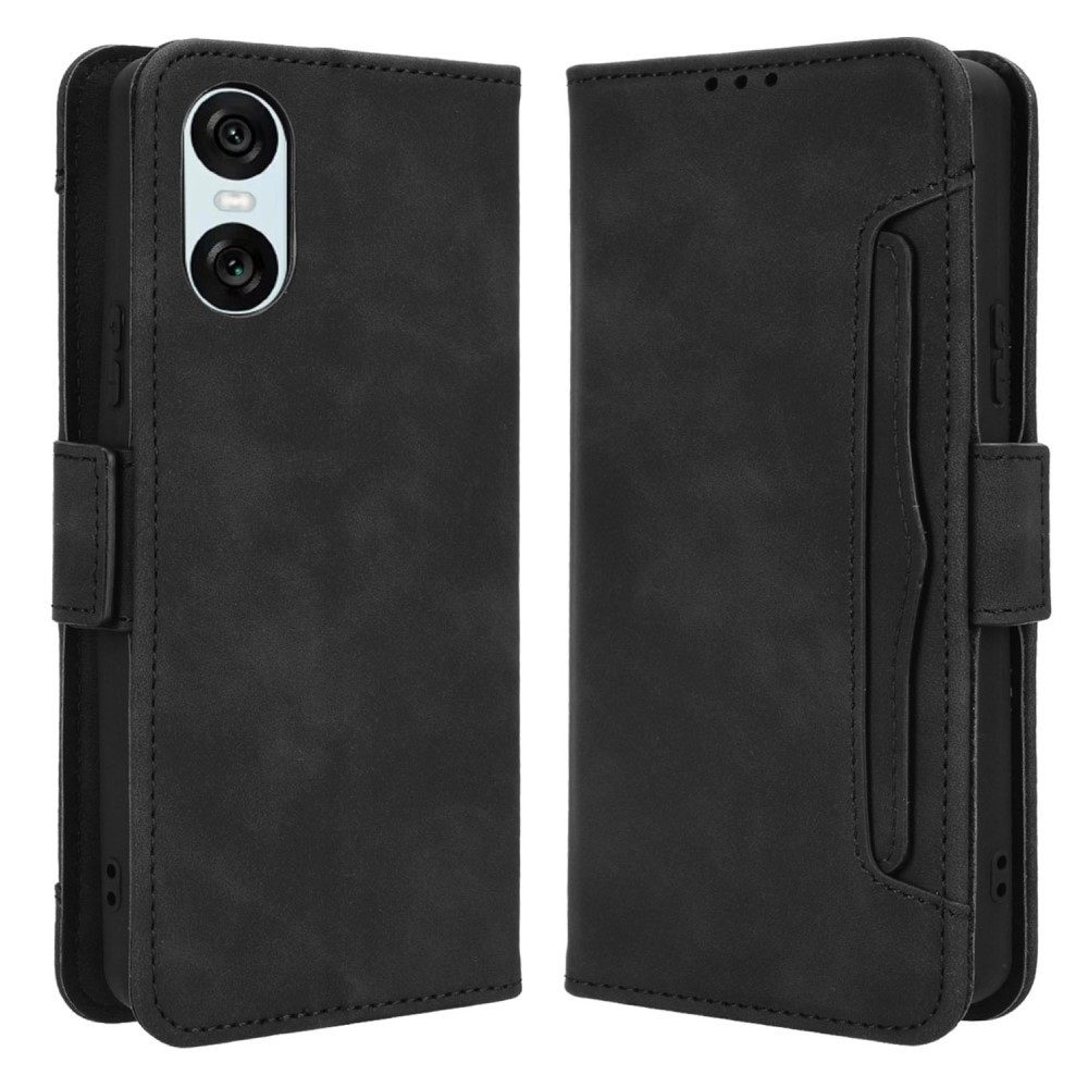 Sony Xperia 10 VI Multi Bookcover hoesje zwart