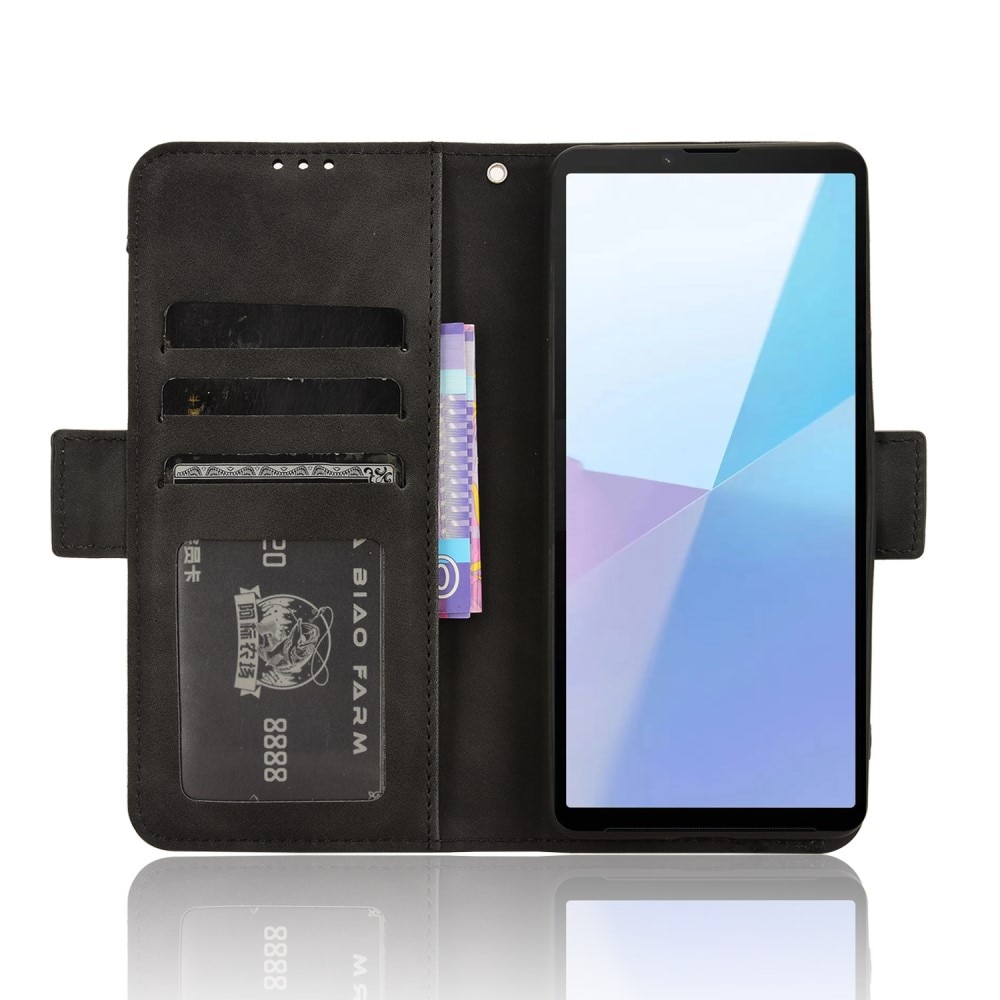 Sony Xperia 10 VI Multi Bookcover hoesje zwart