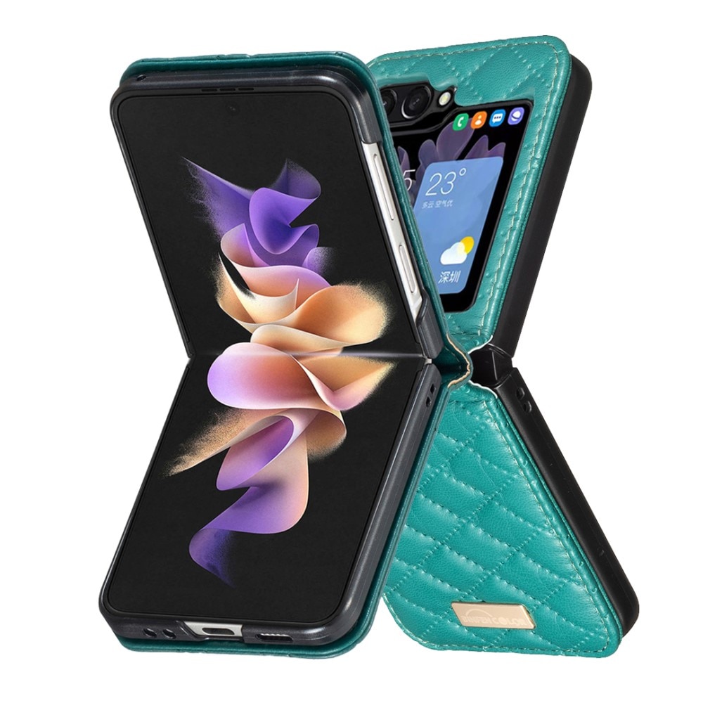 Samsung Galaxy Z Flip 6 Bookcover hoesje groen