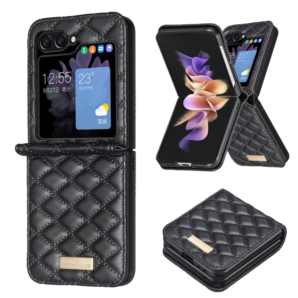 Samsung Galaxy Z Flip 6 Bookcover hoesje zwart