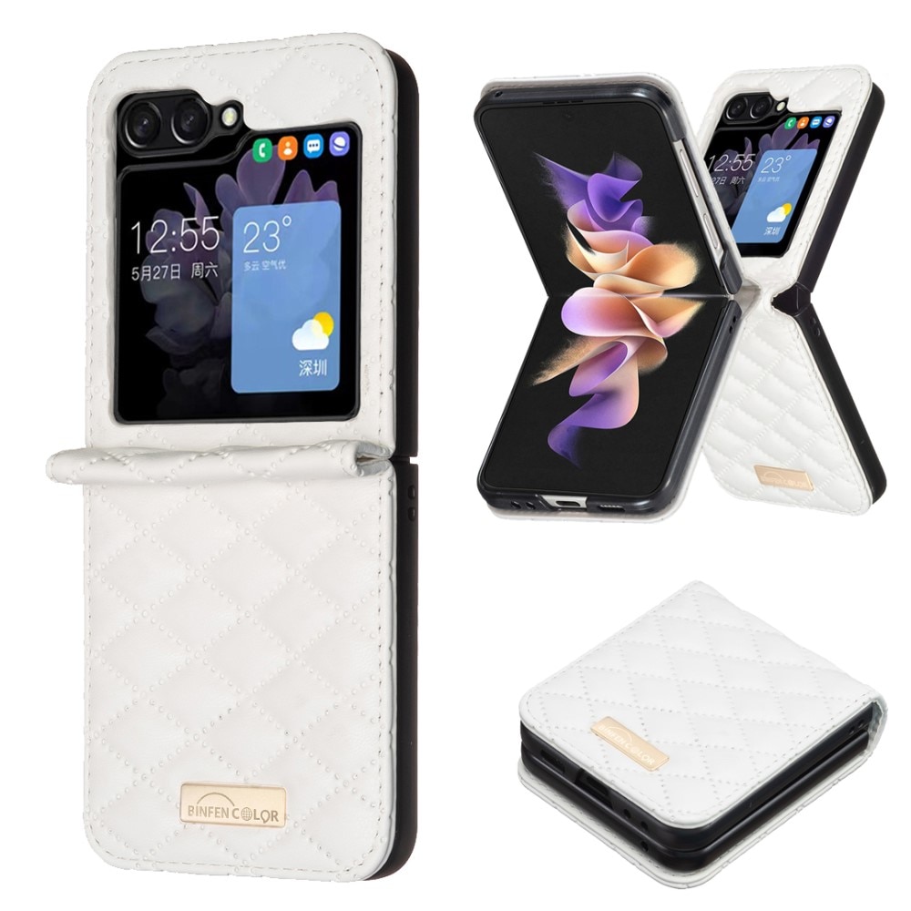 Samsung Galaxy Z Flip 6 Bookcover hoesje wit