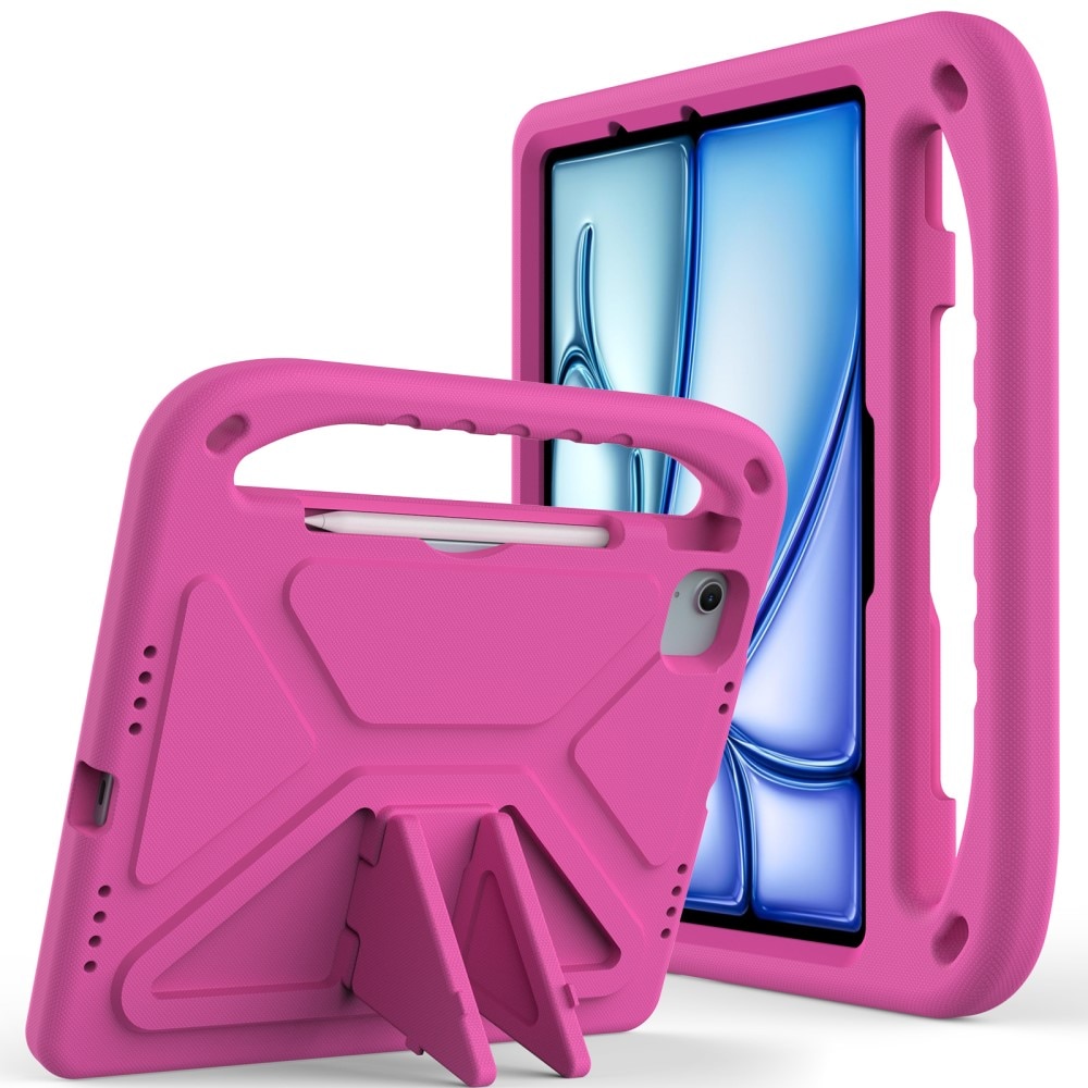 iPad Air 11 6th Gen (2024) EVA-hoes met handvat roze