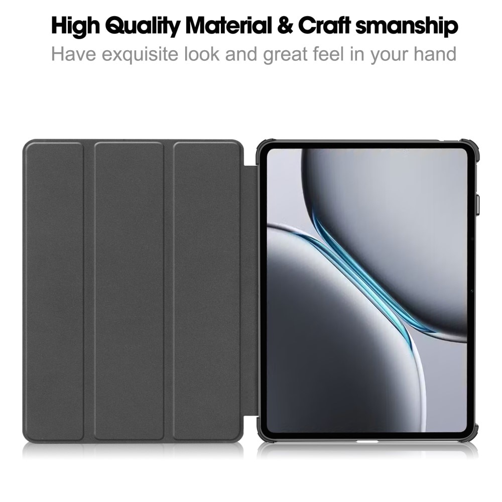  OnePlus Pad 2 Tri-fold Hoesje Zwart