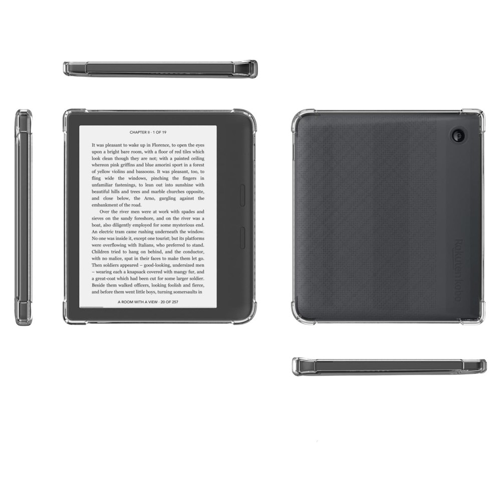 Kobo Libra H2O  Backcover hoesje transparant