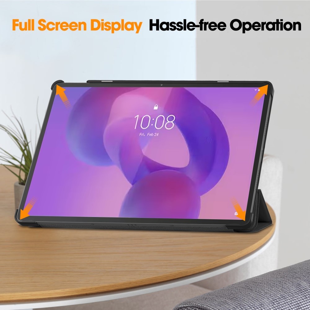 Lenovo Idea Tab Pro Tri-fold Hoesje Zwart