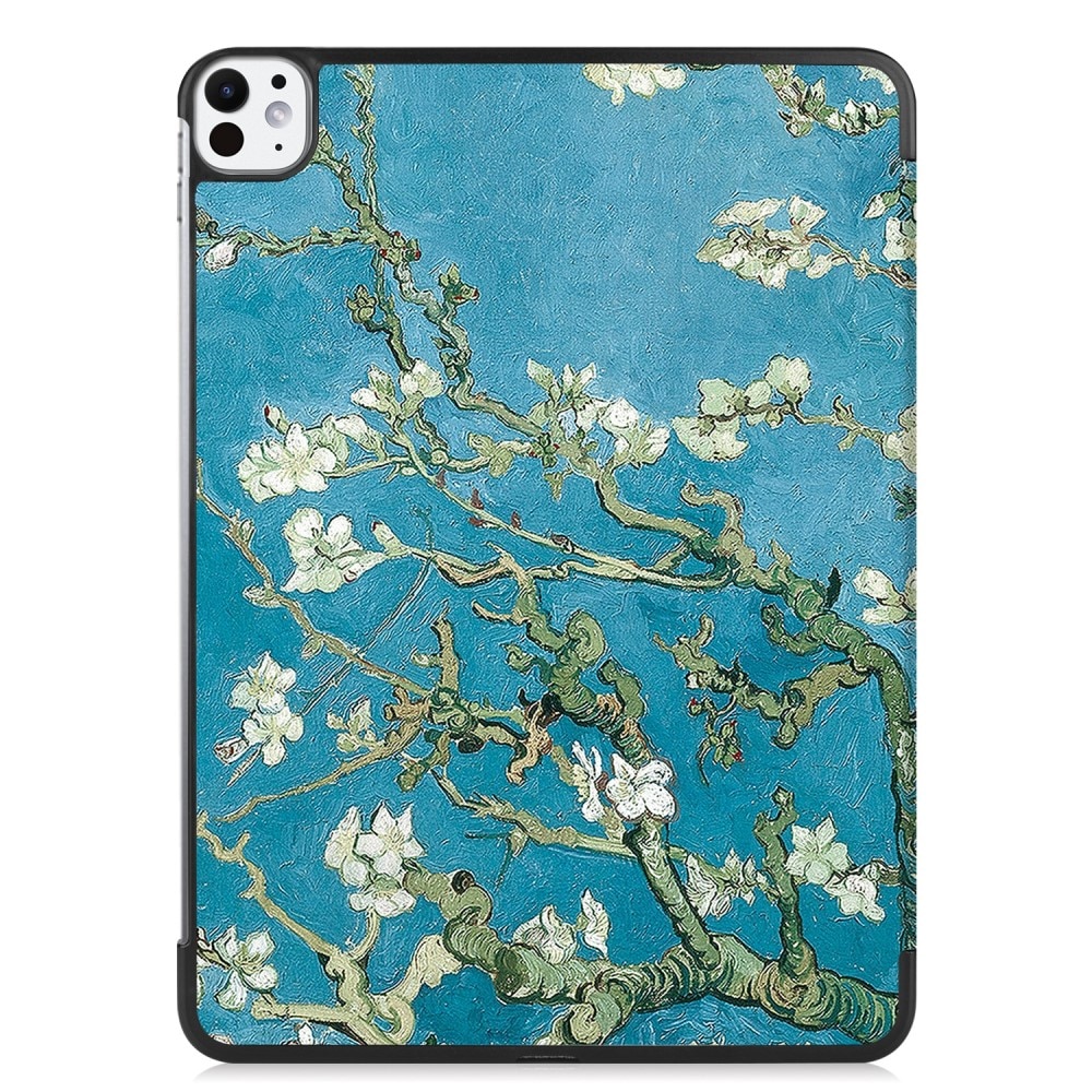 iPad Pro 11 5th Gen (2024) Tri-fold Hoesje Kersenbloemen