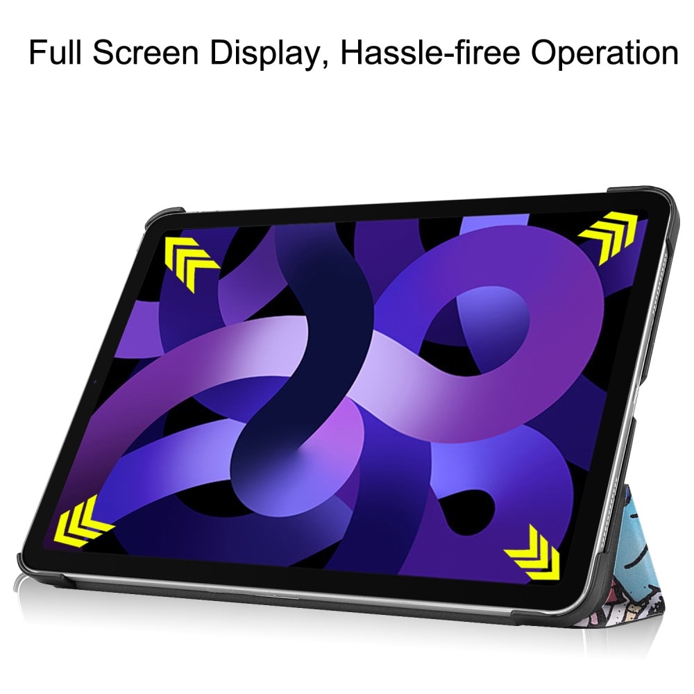 Apple iPad Air 11 7th Gen (2025) Tri-fold Hoesje Graffiti