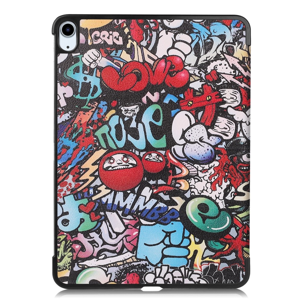 Apple iPad Air 11 7th Gen (2025) Tri-fold Hoesje Graffiti