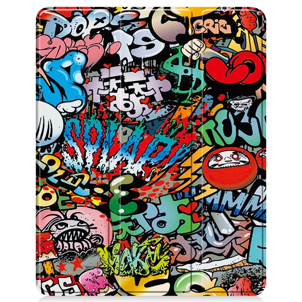 Apple iPad Air 13 (2024) Tri-fold Hoesje Graffiti