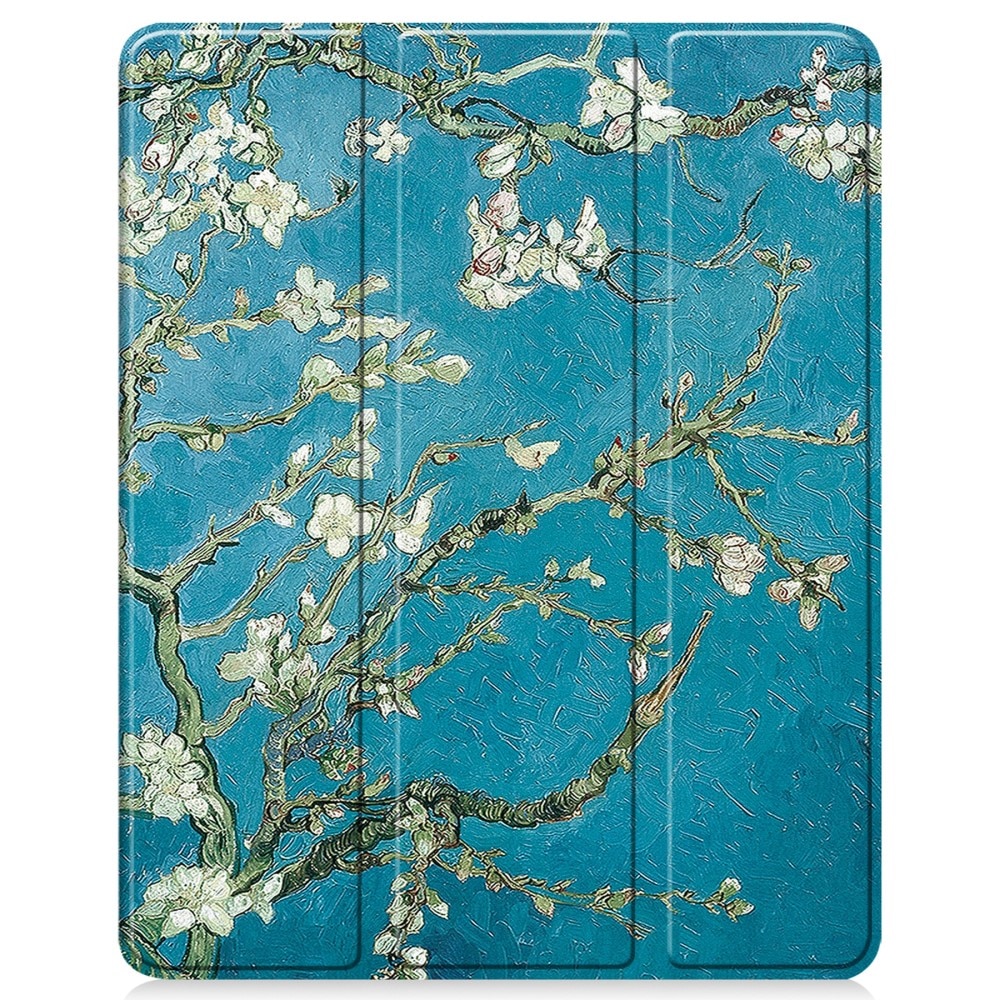 Apple iPad Air 13 2nd Gen (2025) Tri-fold Hoesje Kersenbloemen