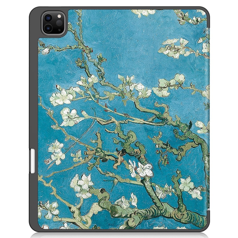 Apple iPad Air 13 2nd Gen (2025) Tri-fold Hoesje Kersenbloemen