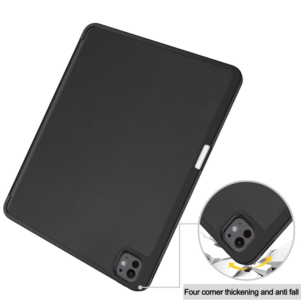 iPad Pro 13 7th Gen (2024) Tri-fold met Penhouder zwart