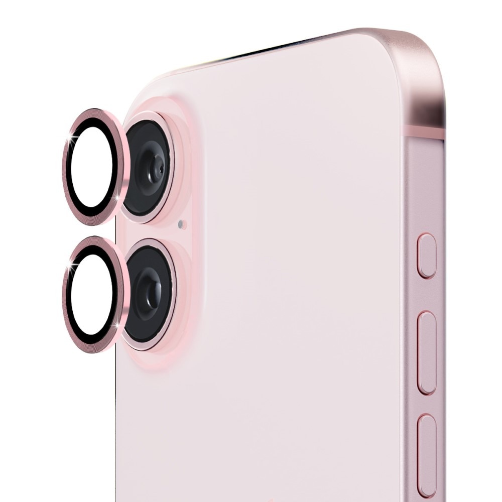 Gehard Glas Camera Protector Aluminium iPhone 16 roze