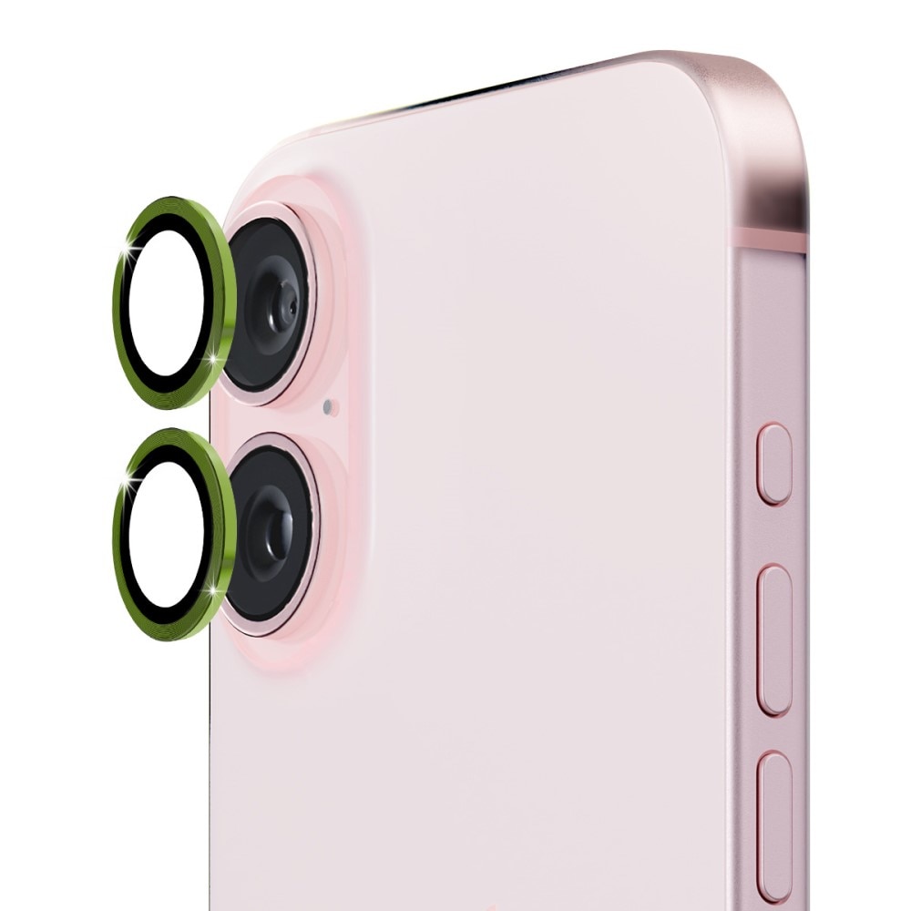 Gehard Glas Camera Protector Aluminium iPhone 16 groen