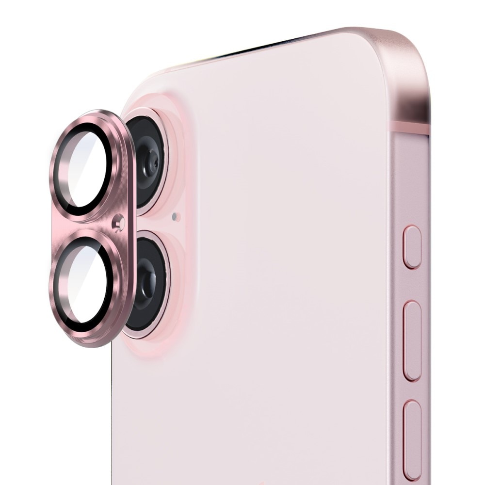 Gehard Glas Camera Protector Aluminium iPhone 16 Plus roze