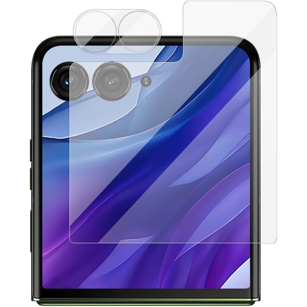 Gehard Glas Camera Protector + Screenprotector Voorkant Motorola Razr 50 Ultra