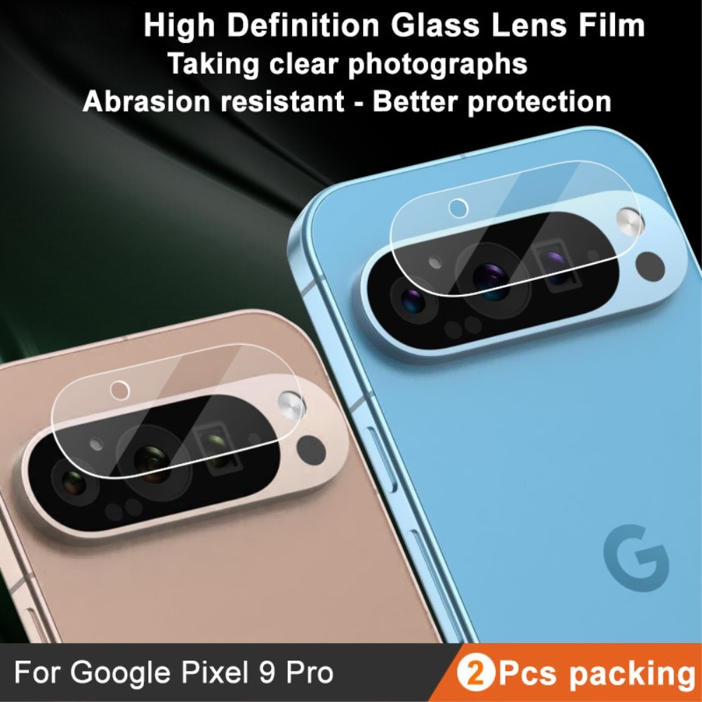 Gehard Glas 0.2mm Camera Protector (2-pack) Google Pixel 9 Pro transparant