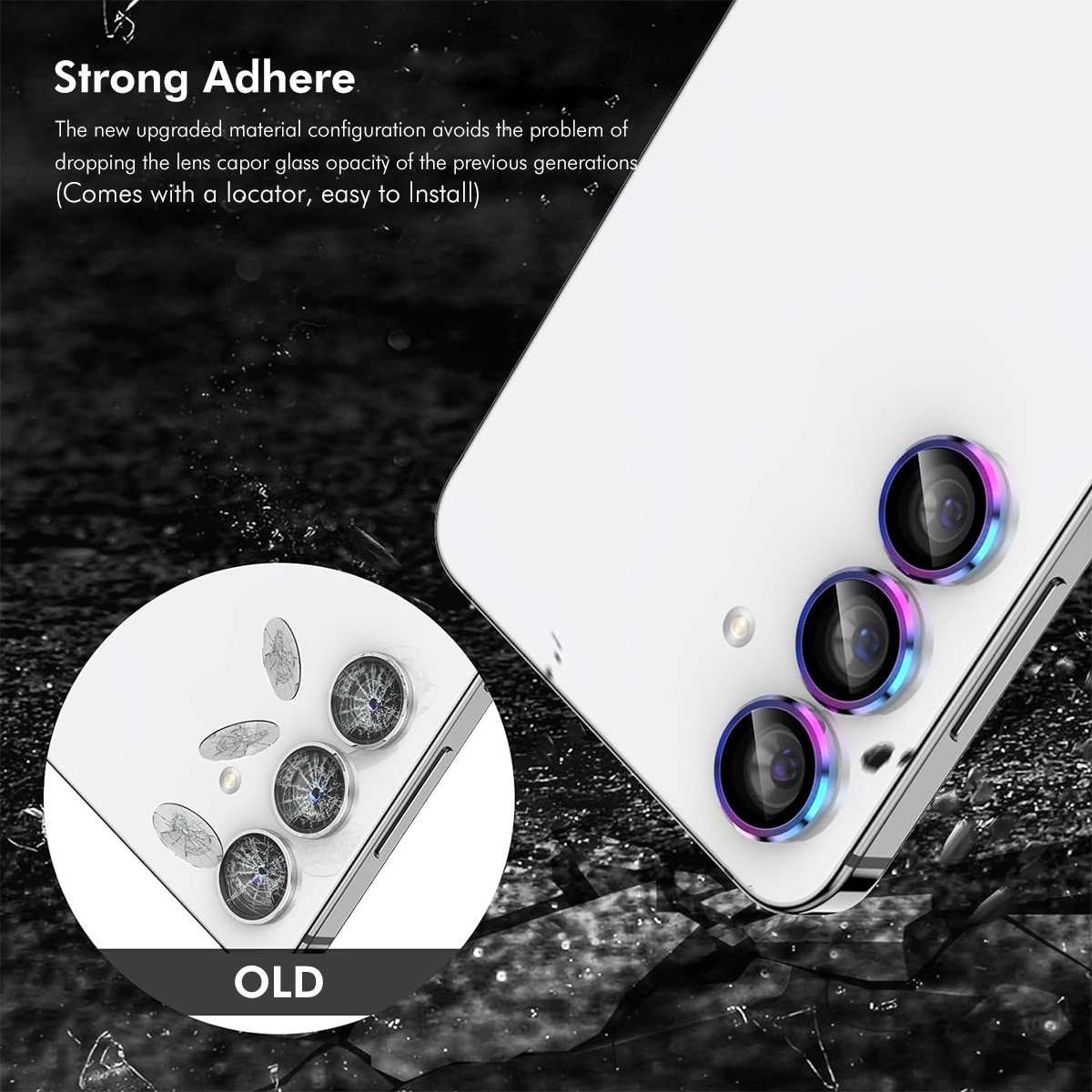 Gehard Glas Camera Protector Aluminium Samsung Galaxy A16 zwart