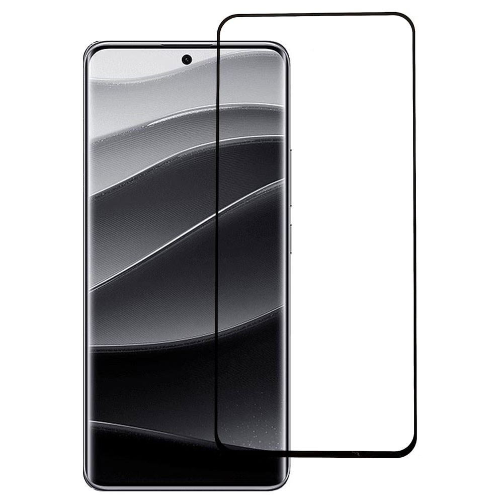 Xiaomi Redmi Note 14 Pro Plus Full-cover Gehard Glas Screenprotector zwart