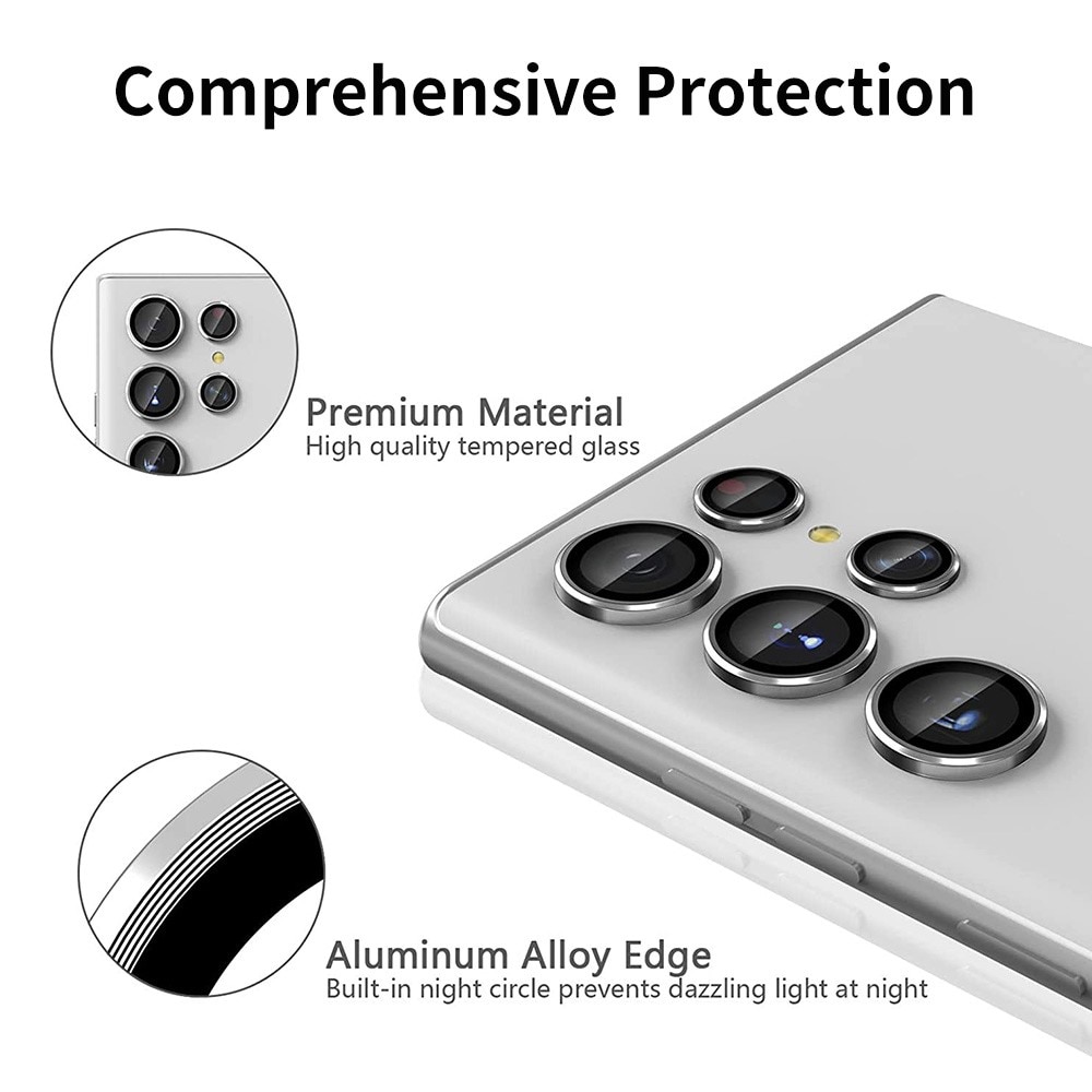 Gehard Glas Camera Protector Aluminium Samsung Galaxy S25 Ultra zwart