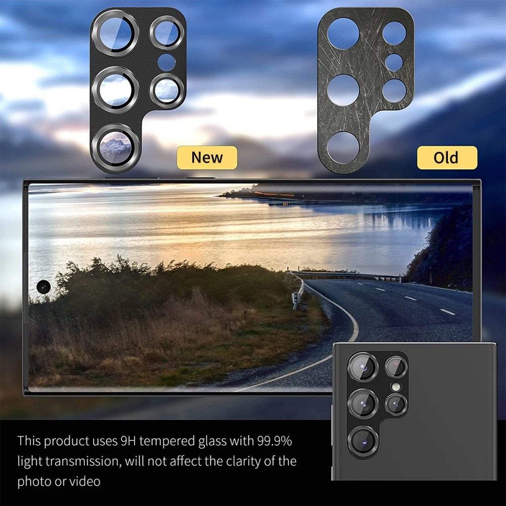 Gehard Glas Camera Protector Aluminium Samsung Galaxy S25 Ultra zwart