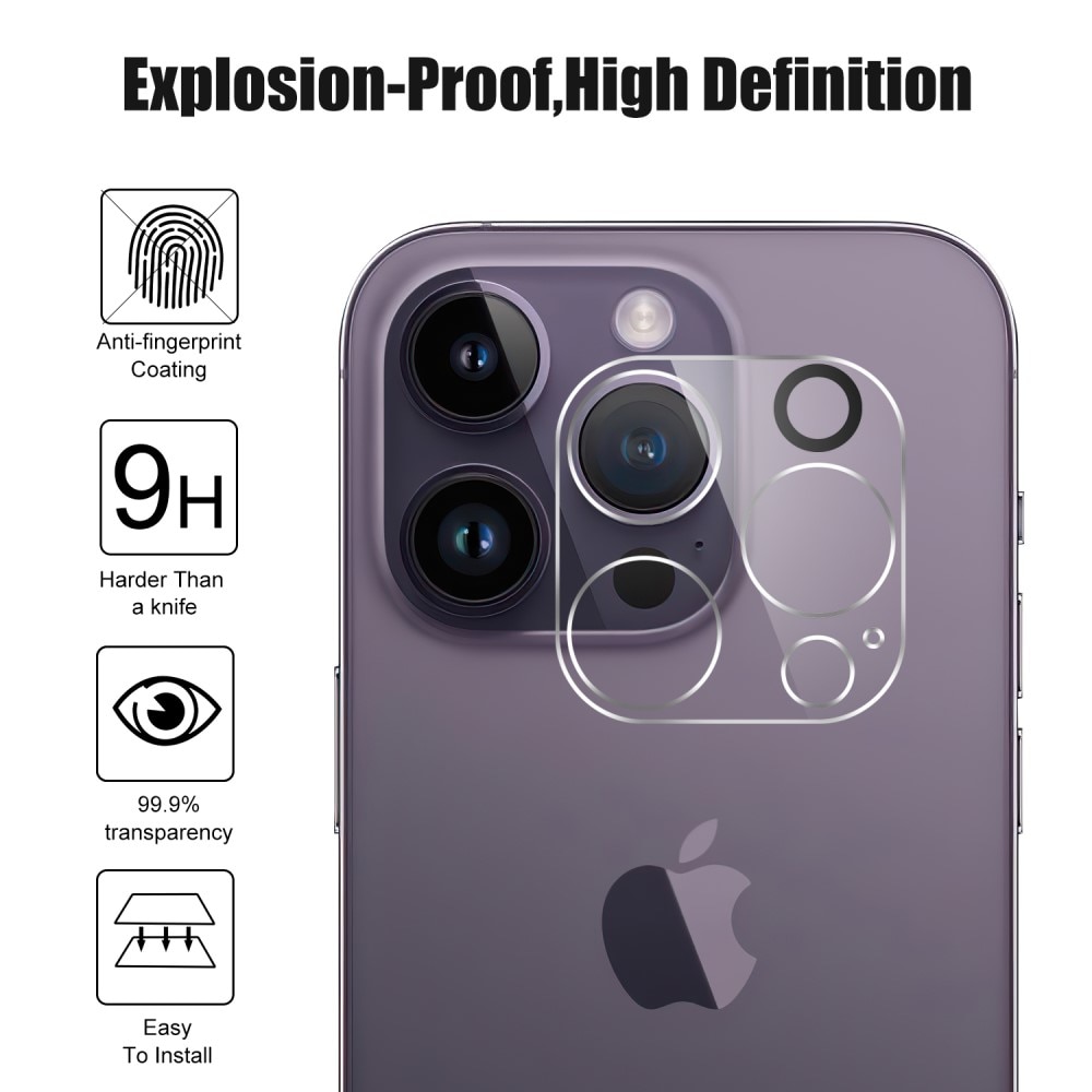 iPhone 15 Pro Gehard Glas Screenprotector & Camera Protector