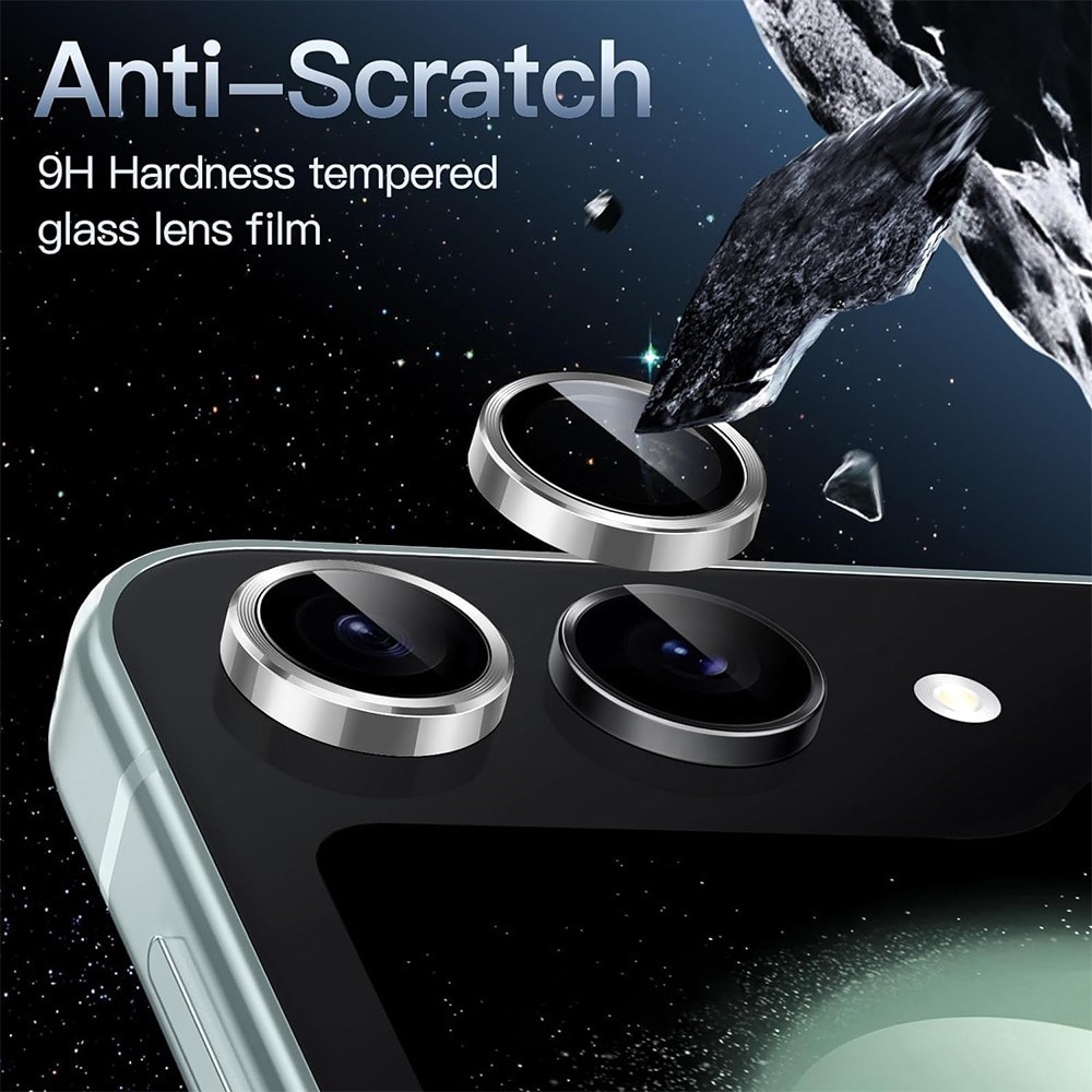 Gehard Glas Camera Protector Aluminium Samsung Galaxy Z Flip 6 blauw