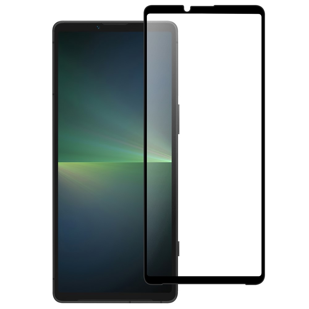 Sony Xperia 10 VI Full-cover Gehard Glas Screenprotector zwart