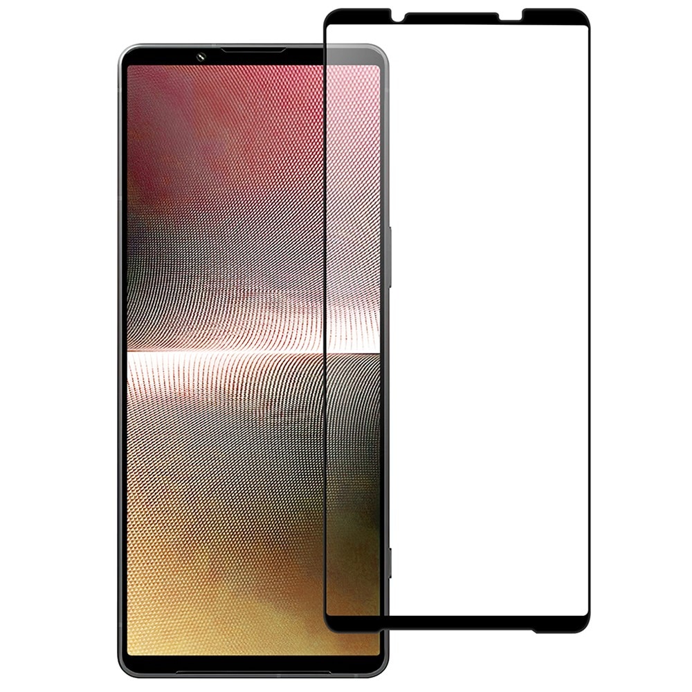 Sony Xperia 1 VI Full-cover Gehard Glas Screenprotector zwart