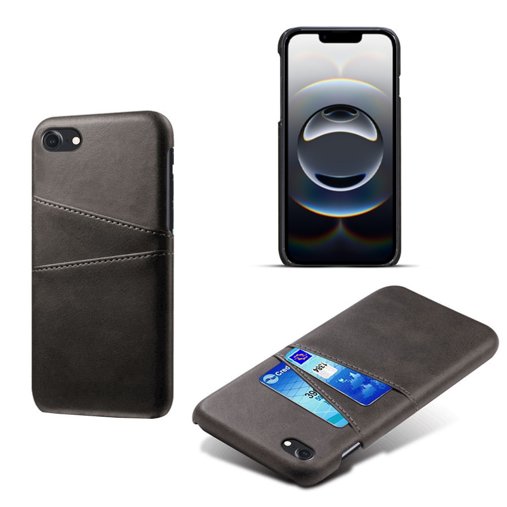 Card Slots Case iPhone 16e Zwart