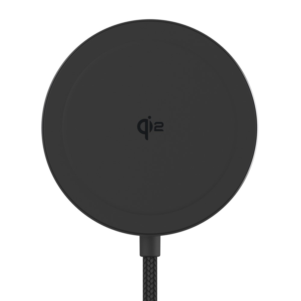 Qi2 15W MagSafe Draadloze Oplaadpad zwart