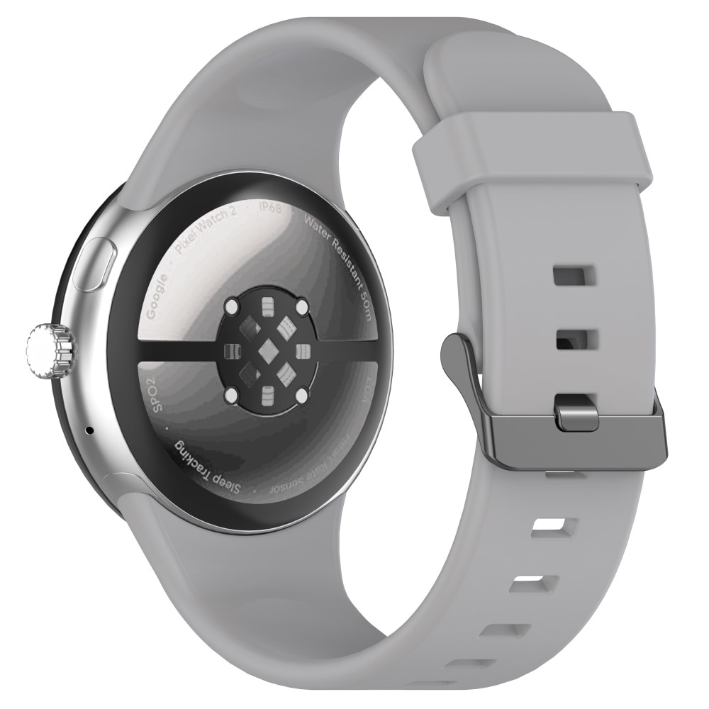 Google Pixel Watch 3 45mm Siliconen bandje Grijs