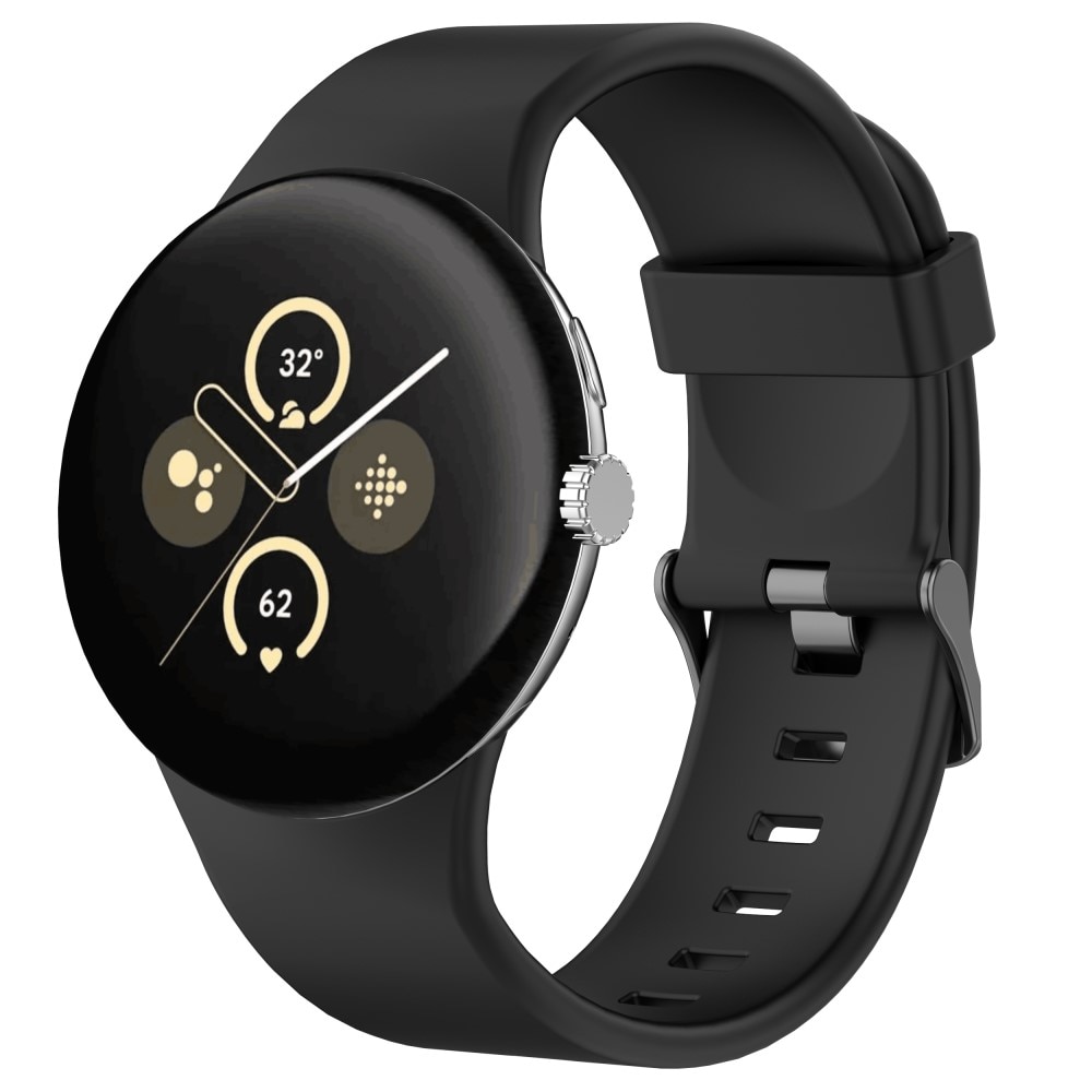 Google Pixel Watch 3 45mm Siliconen bandje Grijs