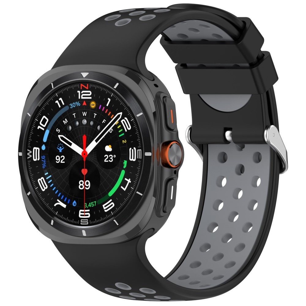 Samsung Galaxy Watch Ultra 47mm Sport Siliconen bandje zwart