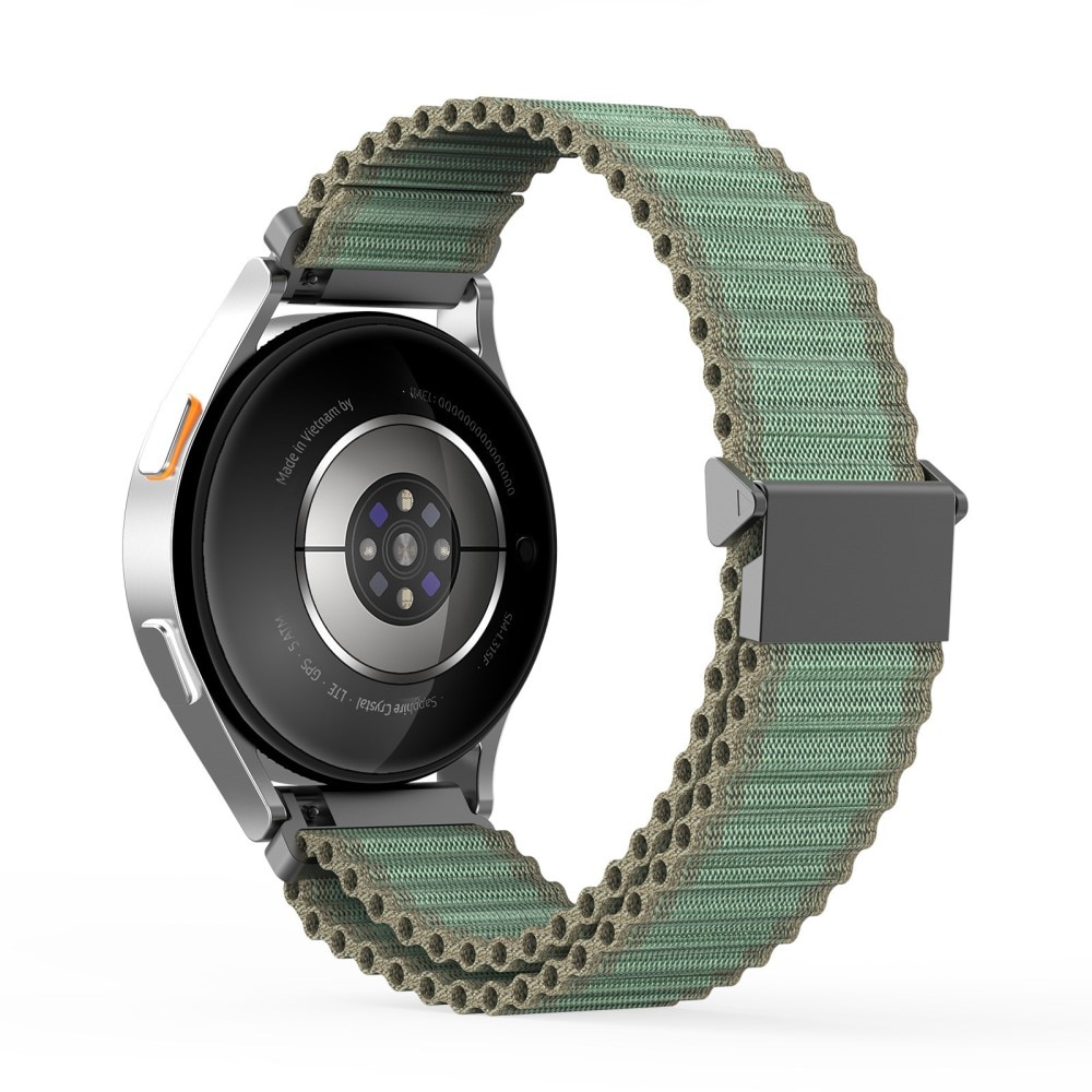 Samsung Galaxy Watch 7 44mm Active Nylon bandje groen