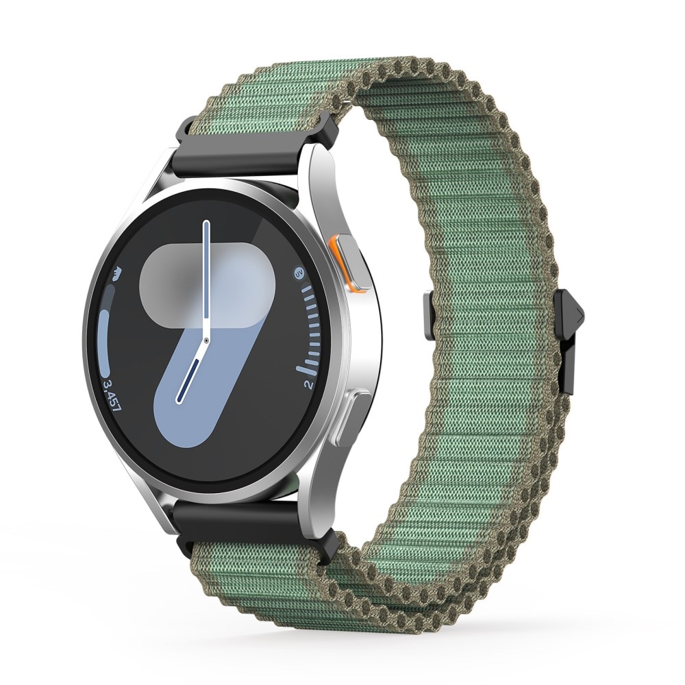 Samsung Galaxy Watch 7 44mm Active Nylon bandje groen