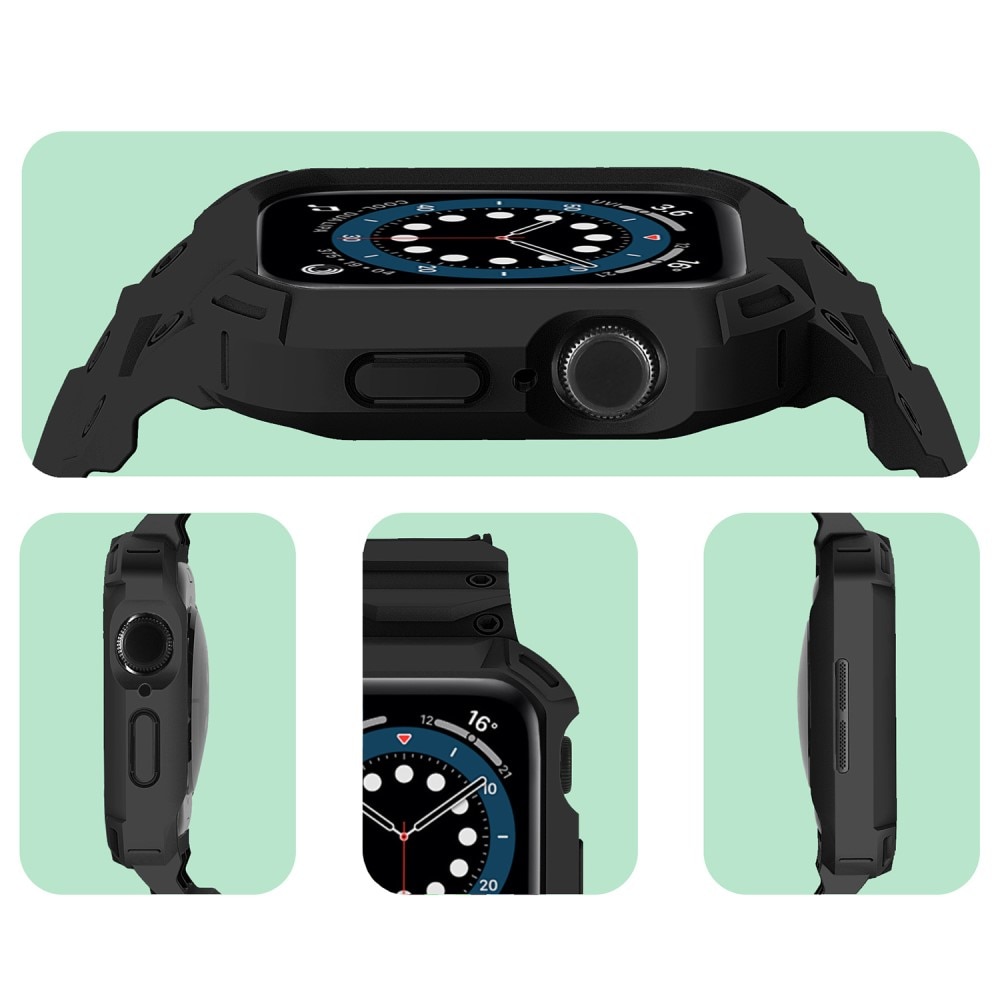 Apple Watch Series 10 46mm Adventure Case + Armband zwart