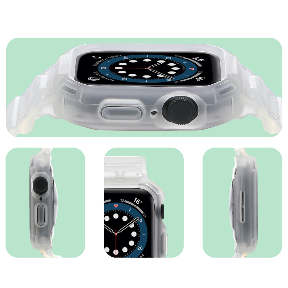 Apple Watch Series 10 46mm Adventure Case + Armband transparant