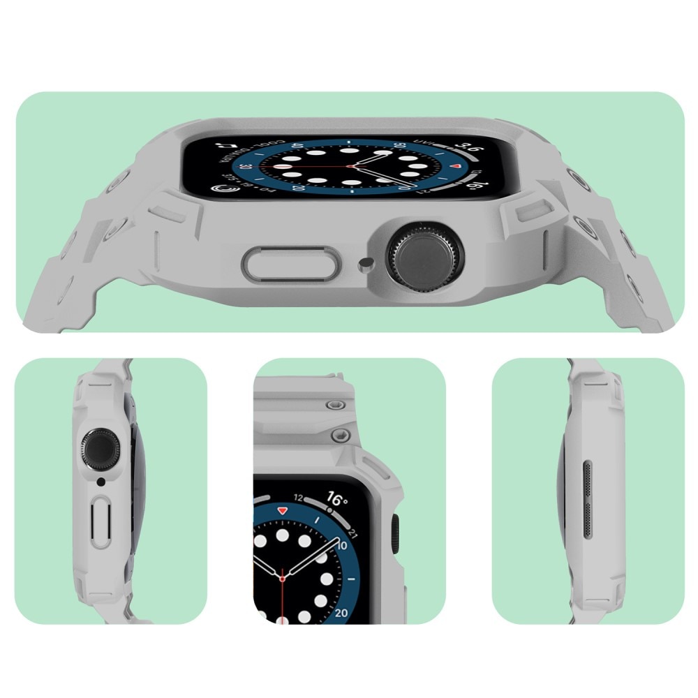 Apple Watch Series 10 46mm Adventure Case + Armband grijs