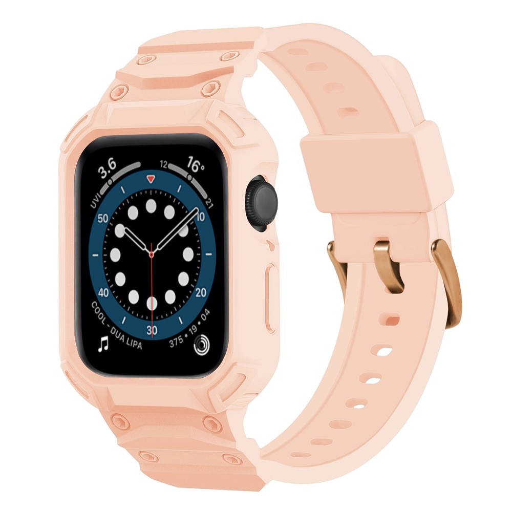 Apple Watch Series 10 42mm Adventure Case + Armband roze