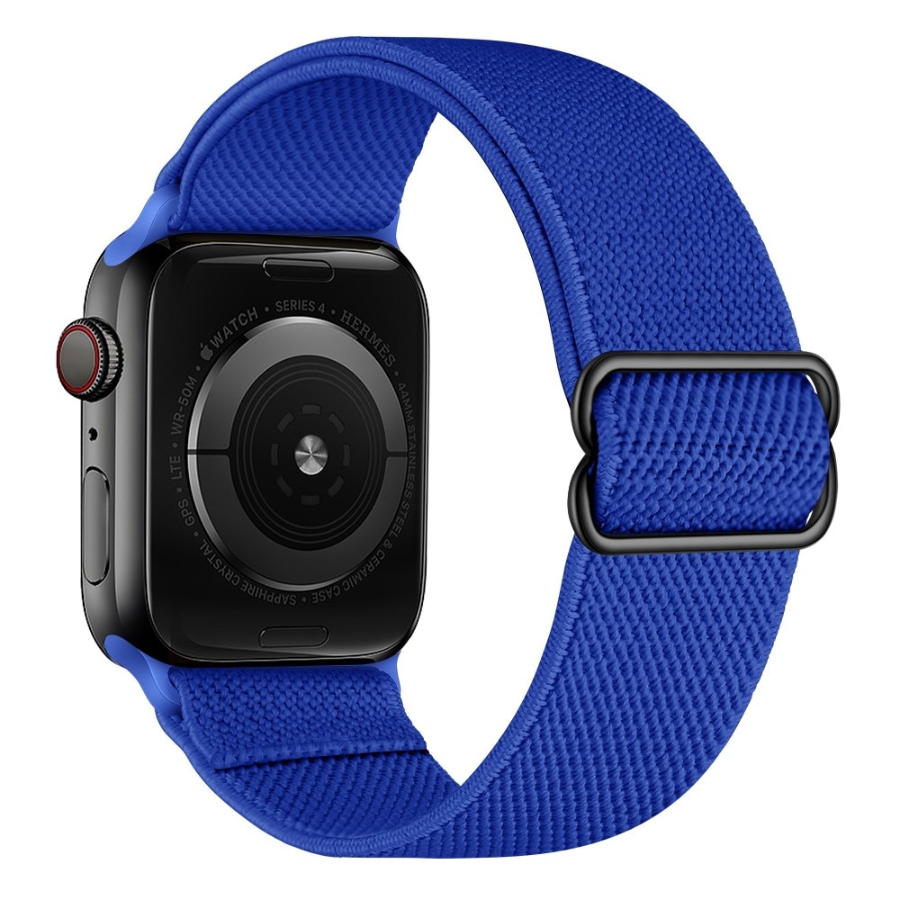Apple Watch Ultra 2 49mm Elastisch Nylon bandje blauw
