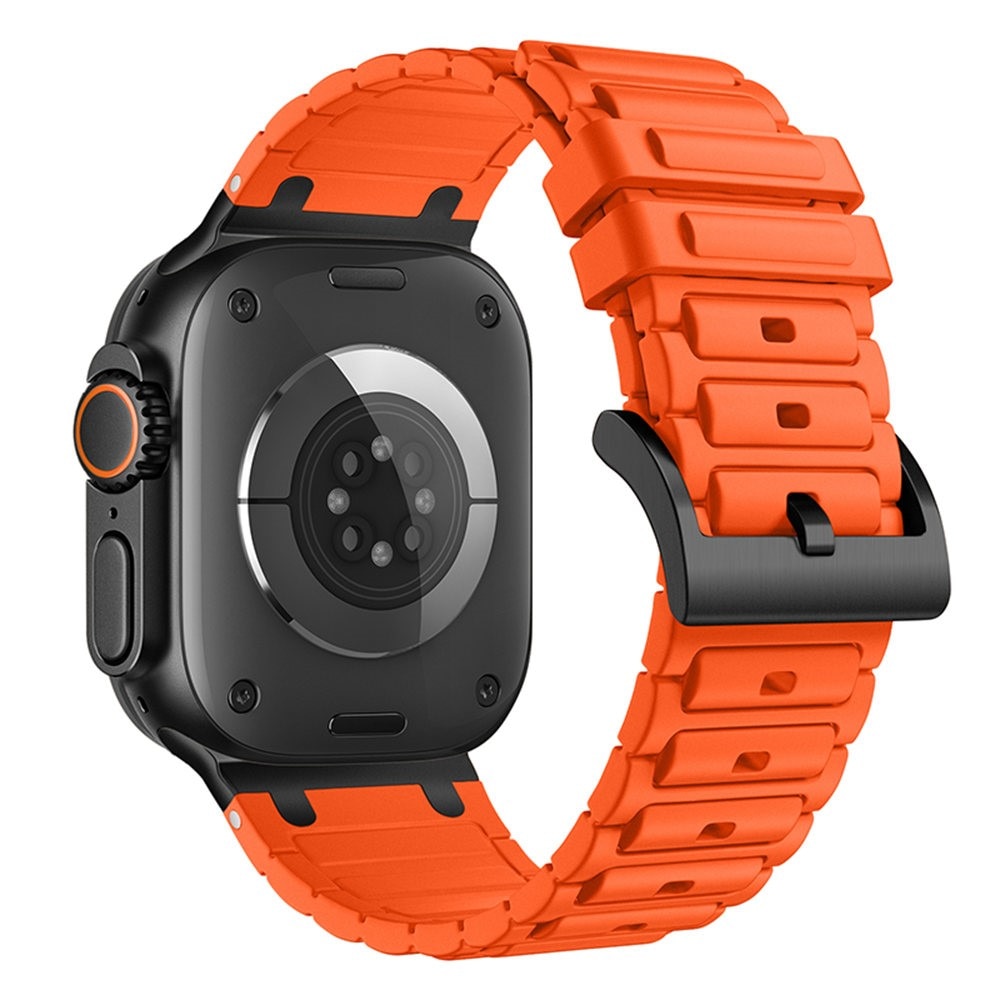 Apple Watch Series 1-3 42mm Tough Silicone Strap, Oranje