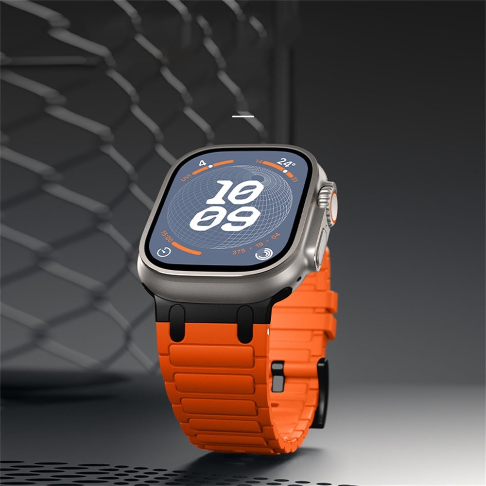 Apple Watch Ultra 49mm 2nd Gen Tough Silicone Strap, Oranje