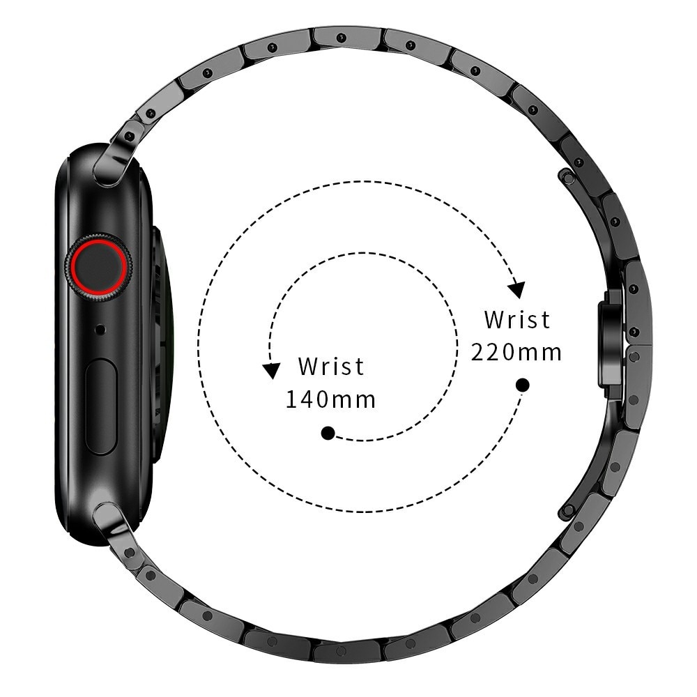 Apple Watch 41mm Series 7 Schakelarmband zwart